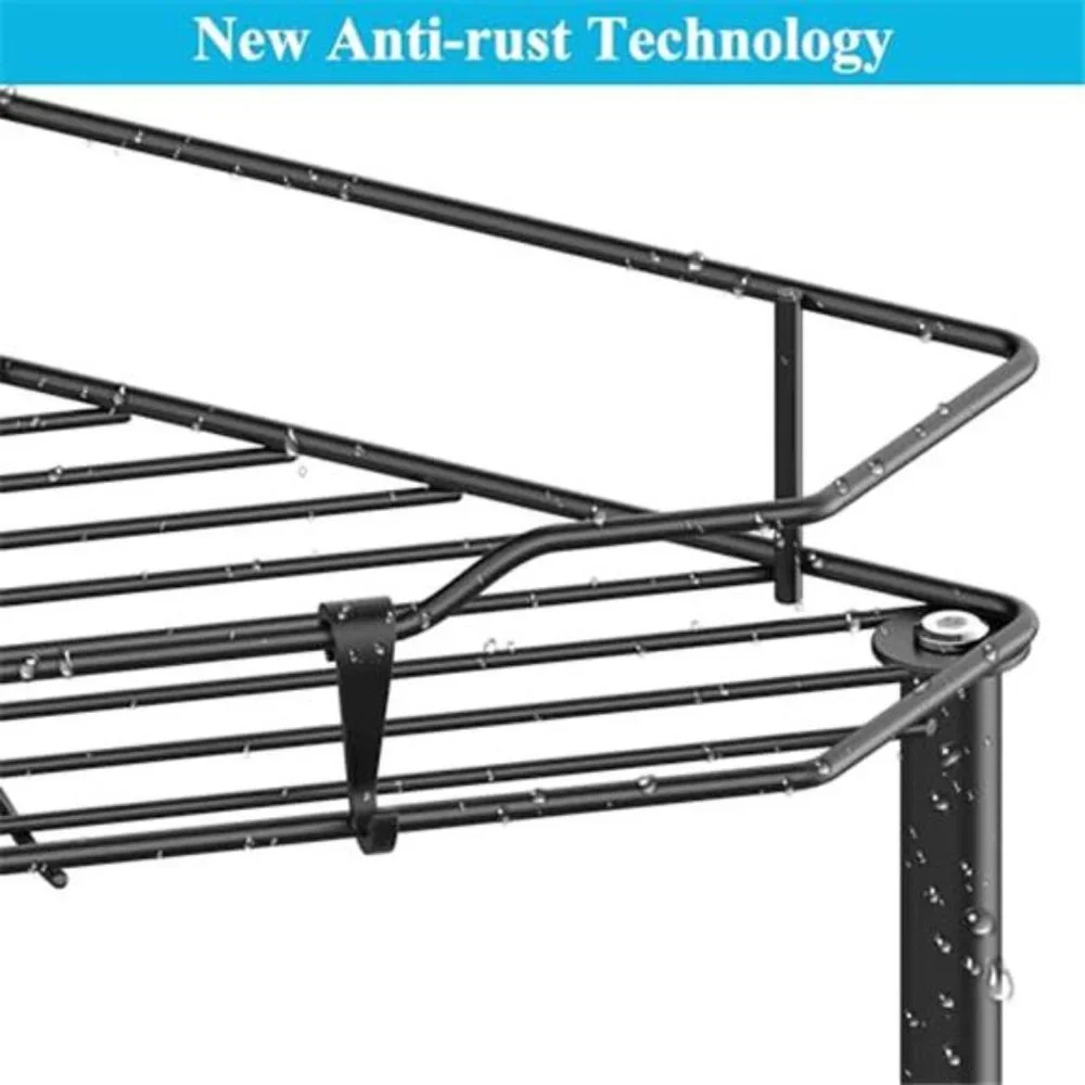 corner shower caddy 4 tier bathroom organizer shelf rustproof standing rack